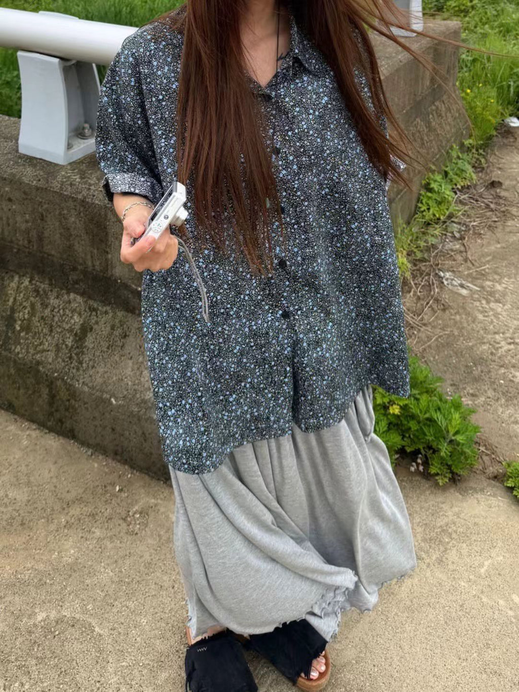 花花長恤衫