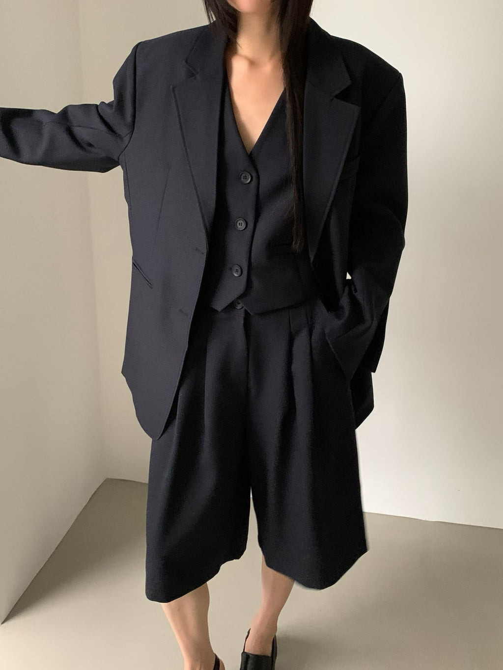 三件頭西裝褸(set裝可另購三件頭背心外套 或 三件頭短西褲)