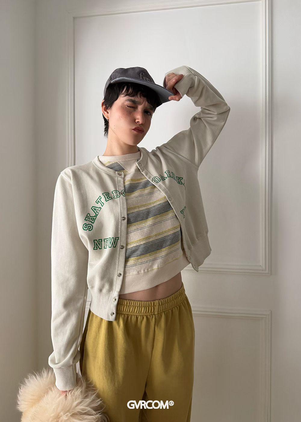 “SKATE BOARDKID”布外套