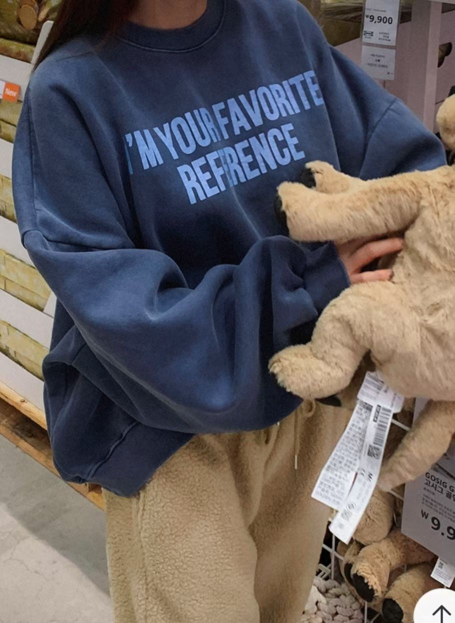 “REFERENCE”洗水衛衣