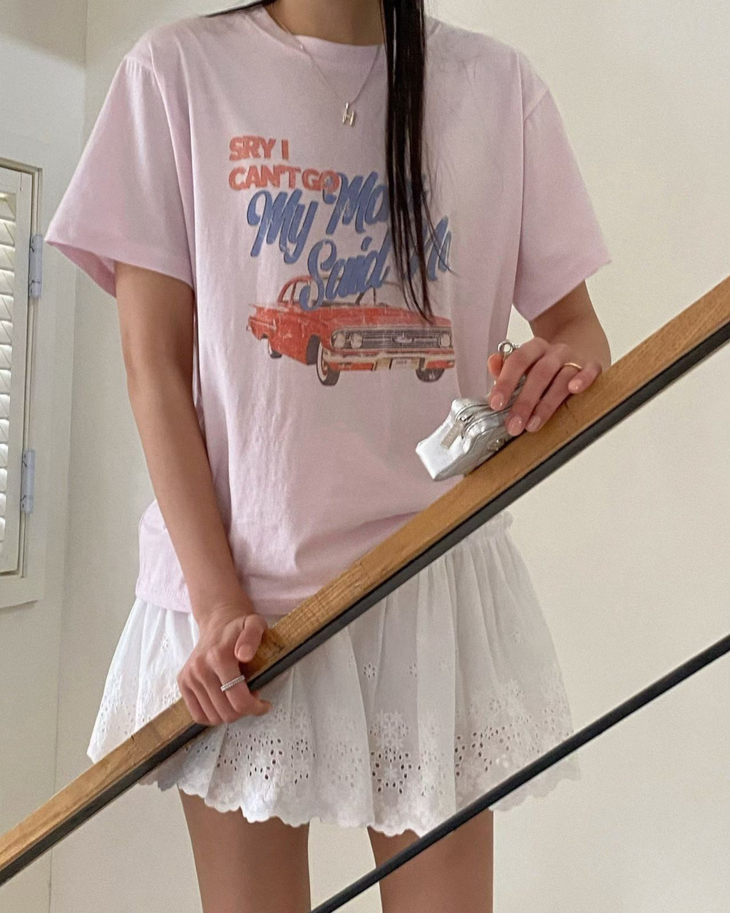 復古車薄Tee