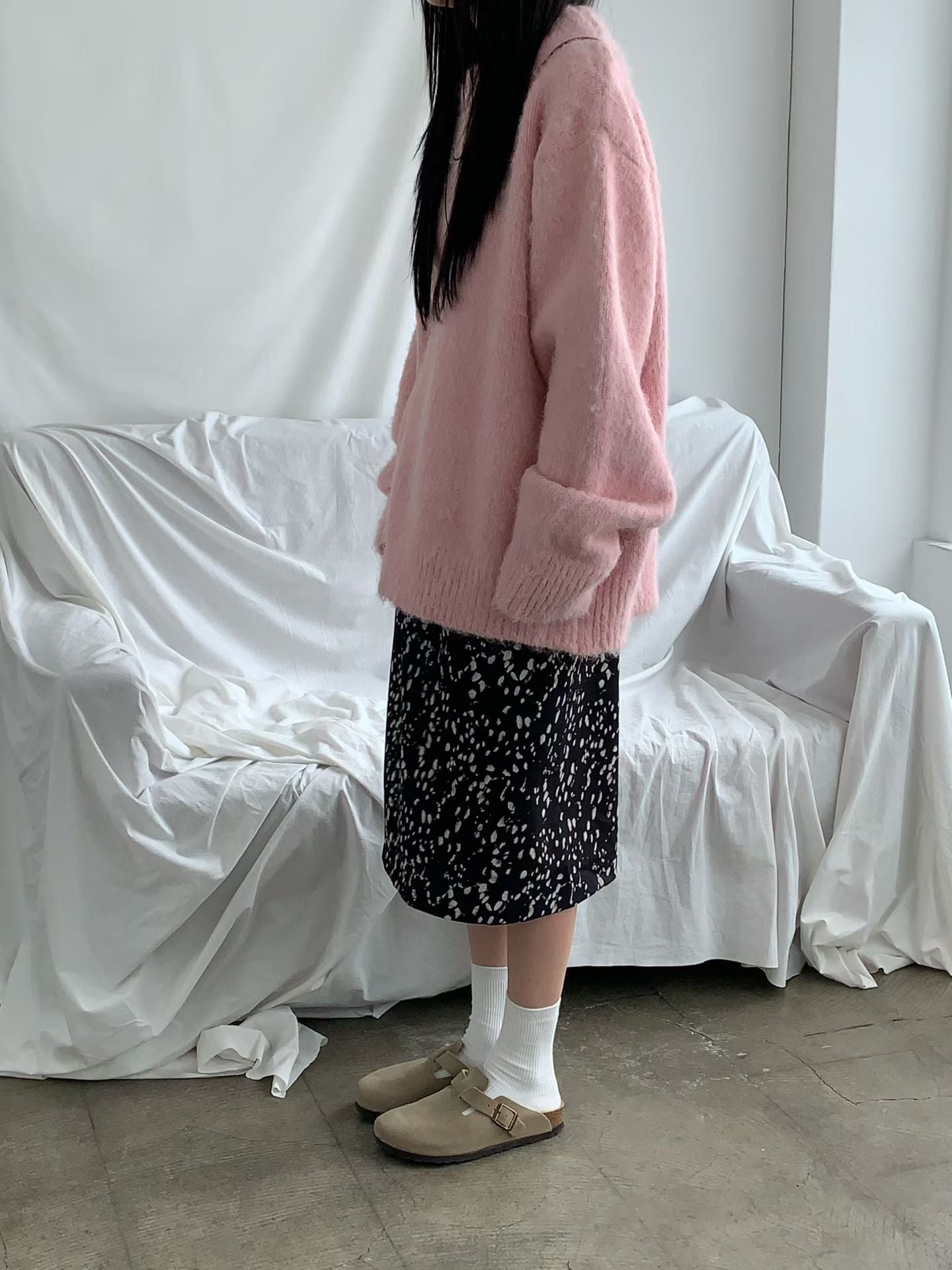 點點雪紡半摺裙