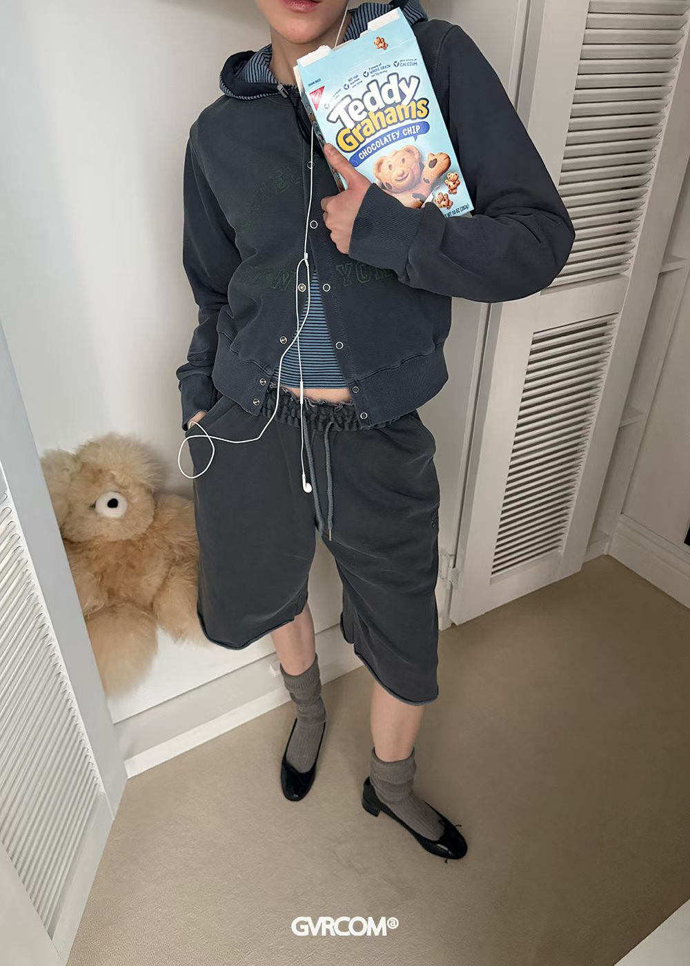 “SKATE BOARDKID”布外套