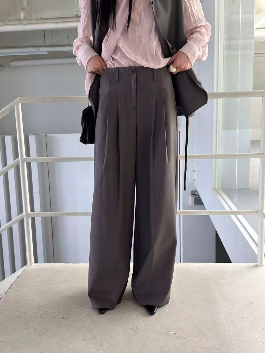 闊西褲(套裝可另購長背心外套)