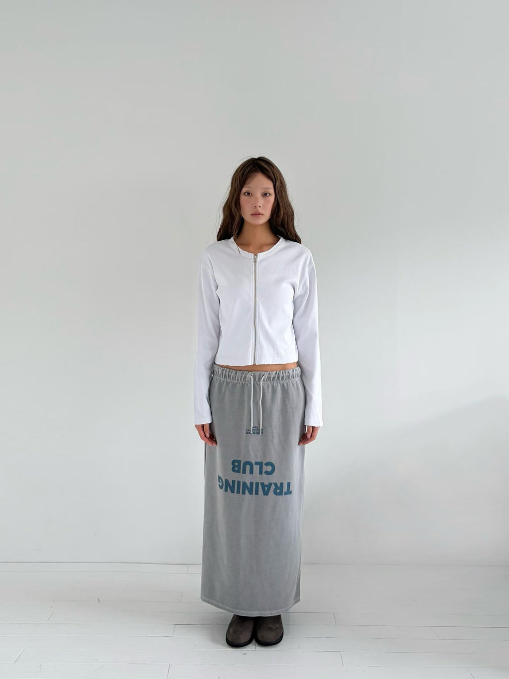 拉鍊圓領外套