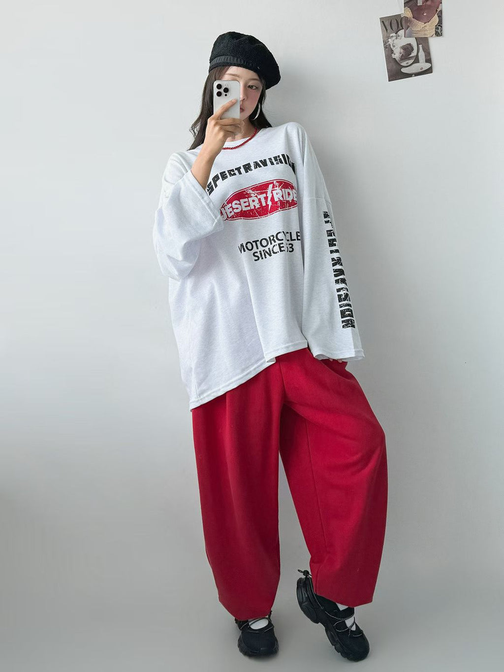 “JESERTRIDER”長袖薄Tee
