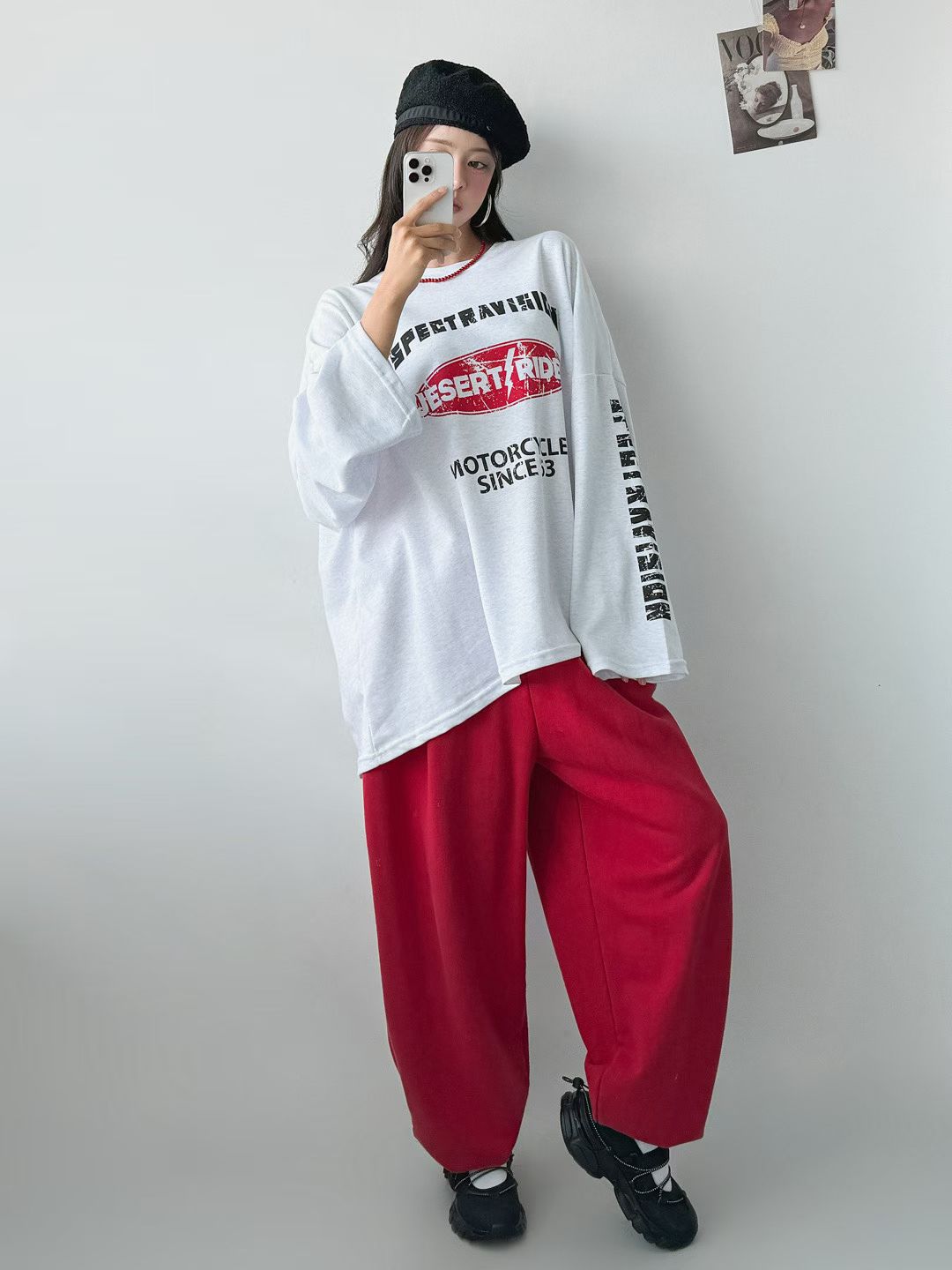 “JESERTRIDER”長袖薄Tee