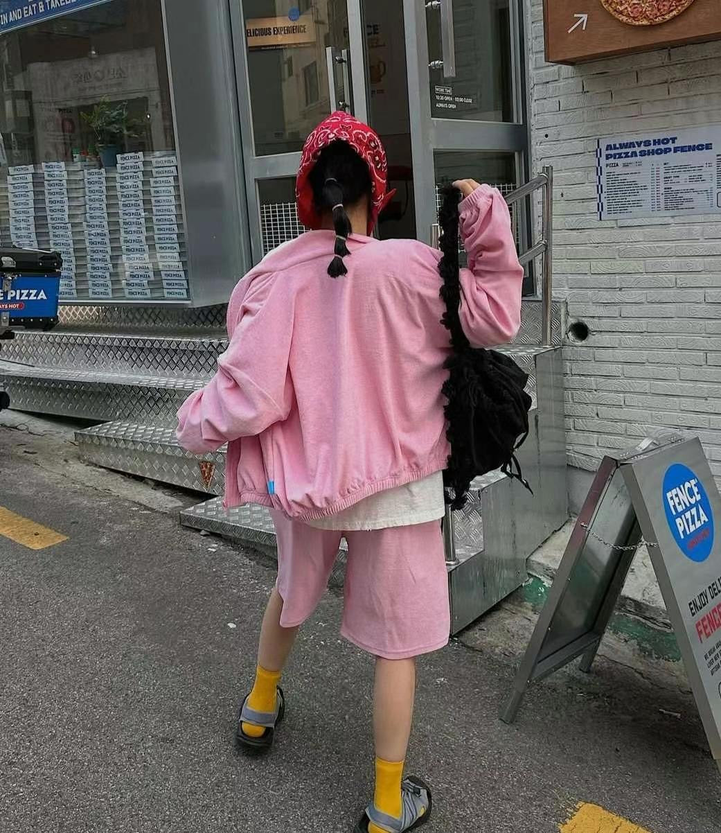 毛巾料拉鏈外套(set裝可另購毛巾料短褲)