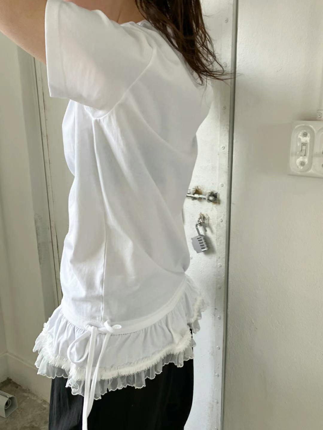 短袖紗腳Tee
