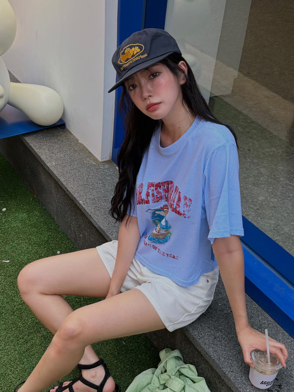 ”MR.FISHERMAN“短Tee