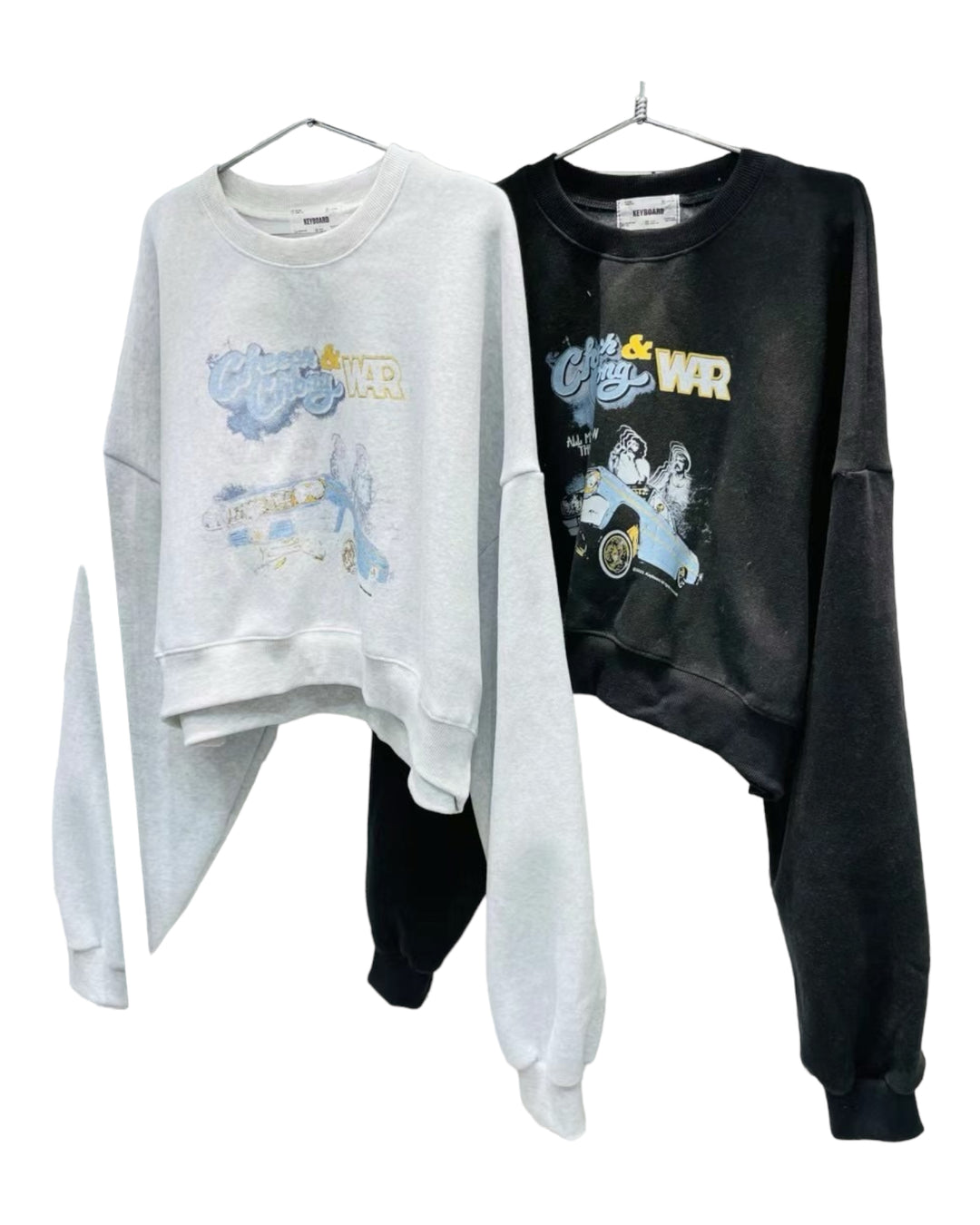 WAR short sweatshirt