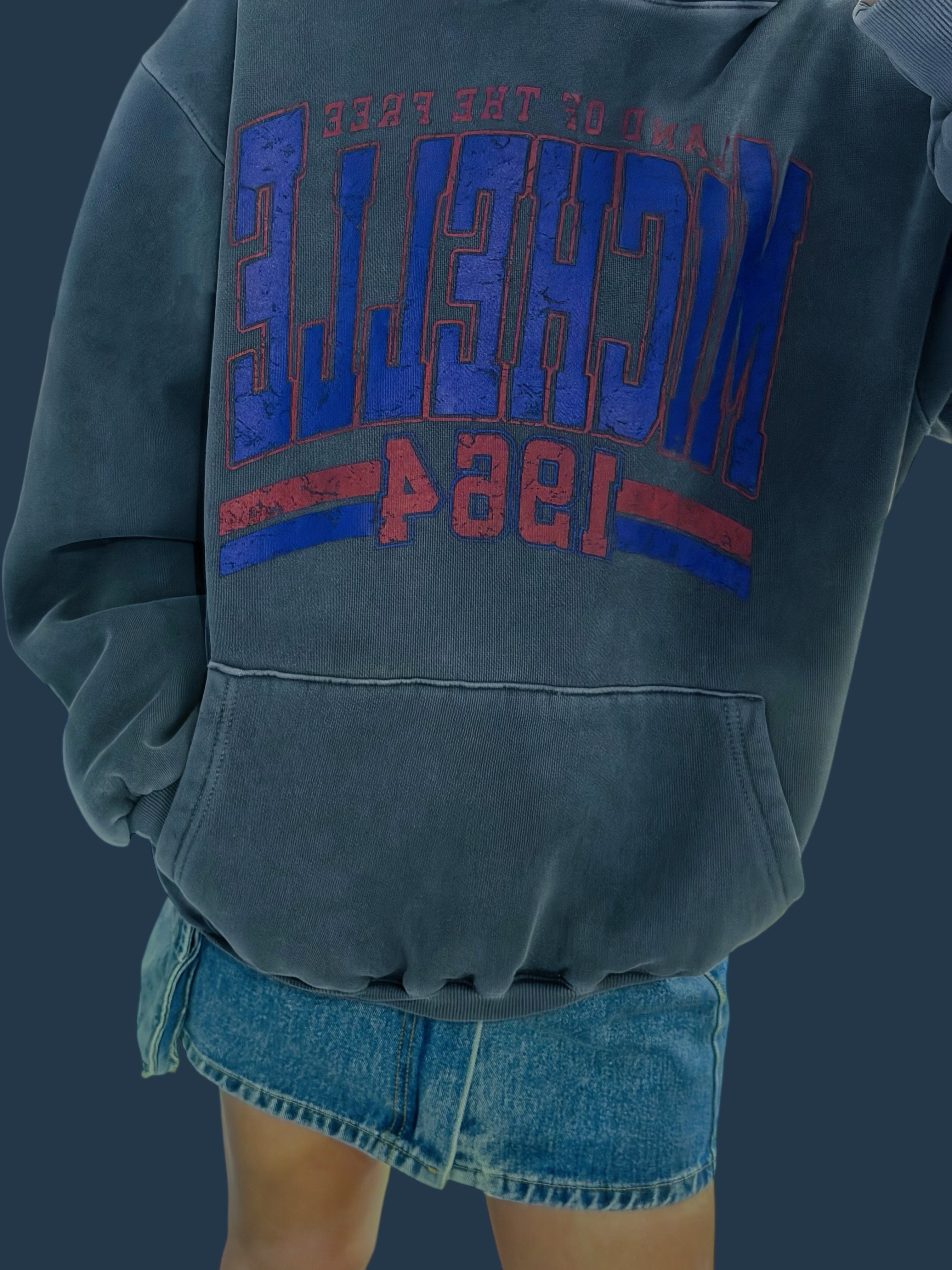 “MICHELLE”有帽洗水衛衣