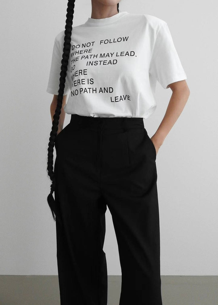 "Do not Follow" Tee