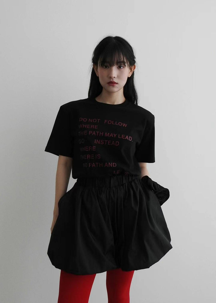 "Do not Follow" Tee