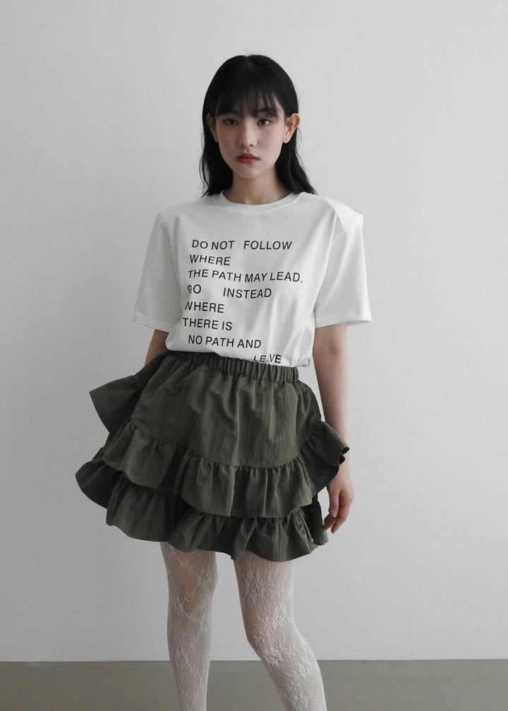 "Do not Follow" Tee