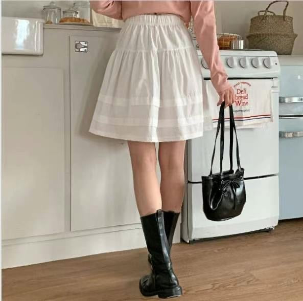 half fold short umbrella skirt