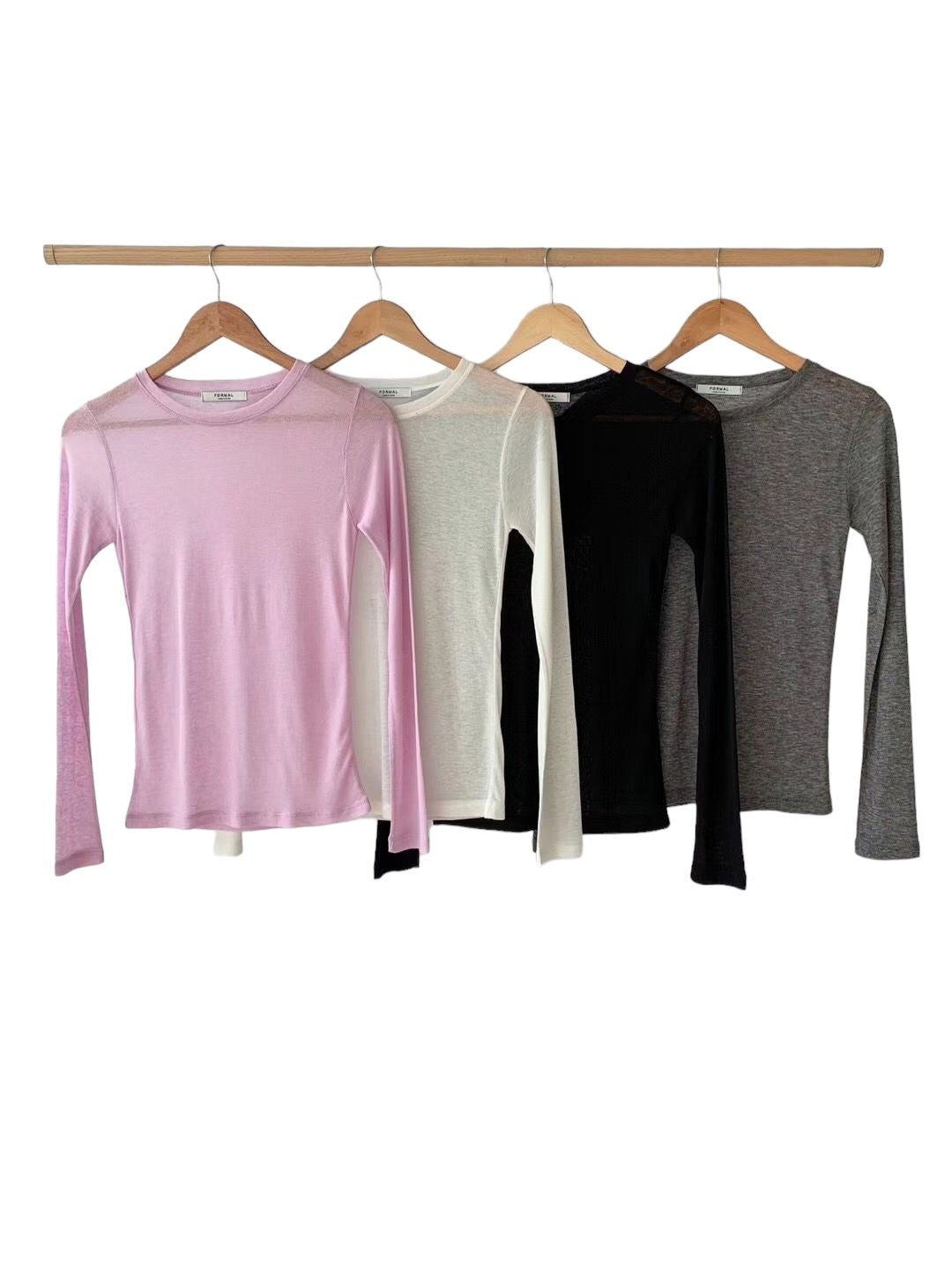 Thin material round neck Tee