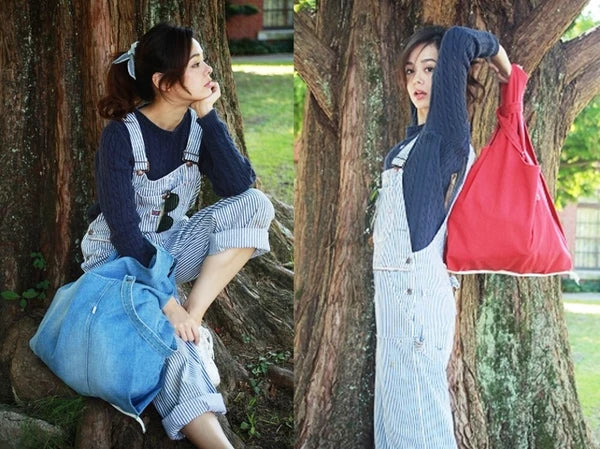 Made in Japan, denim shopping bag