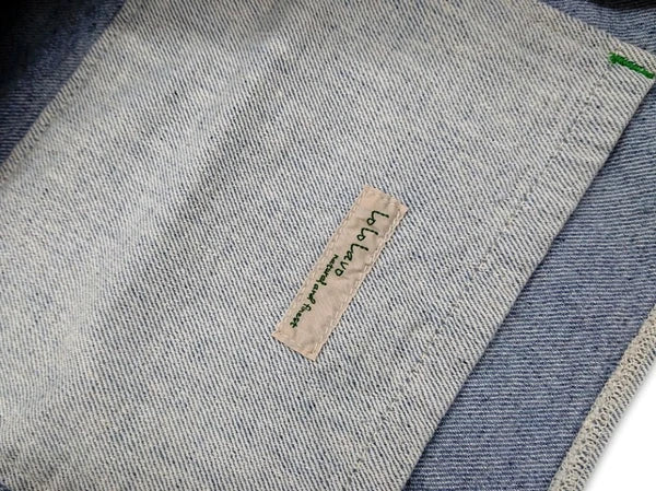 Made in Japan, denim shopping bag