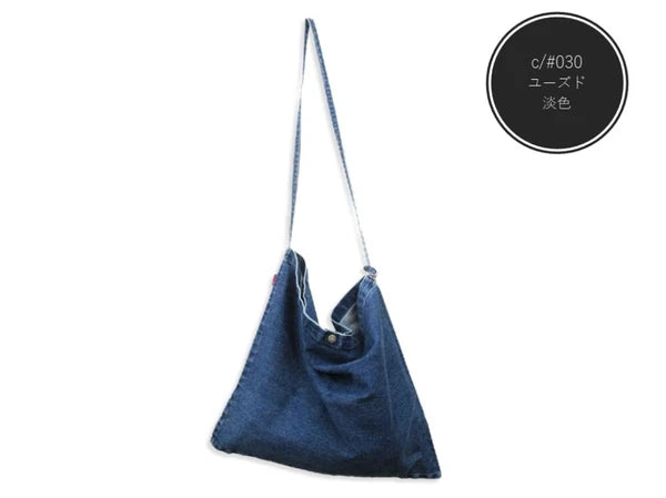 Made in Japan, single strap denim bag