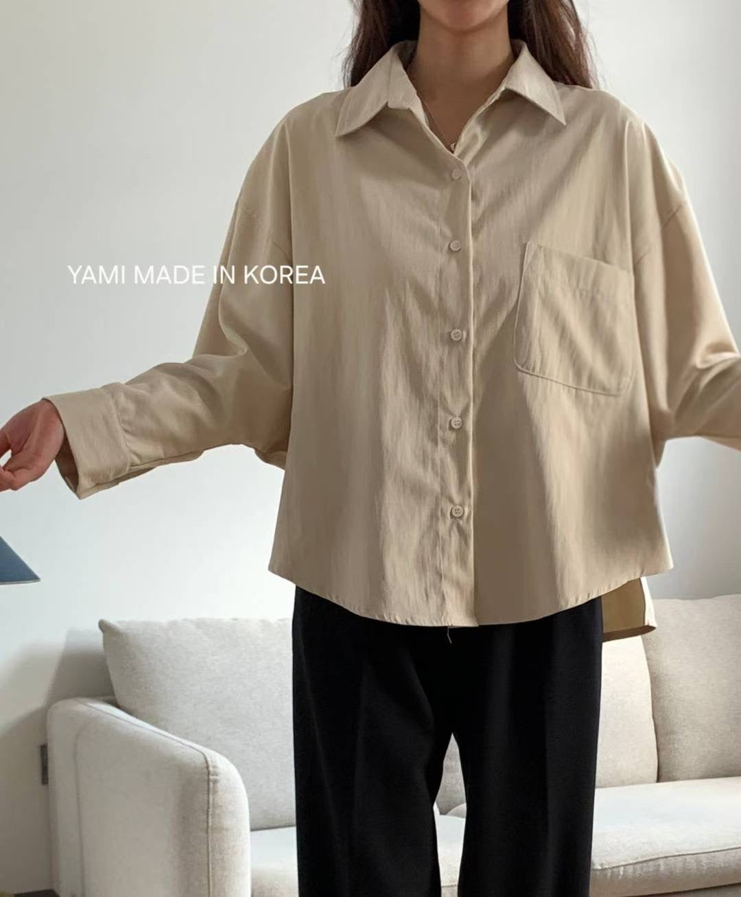 圓腳pocket恤衫