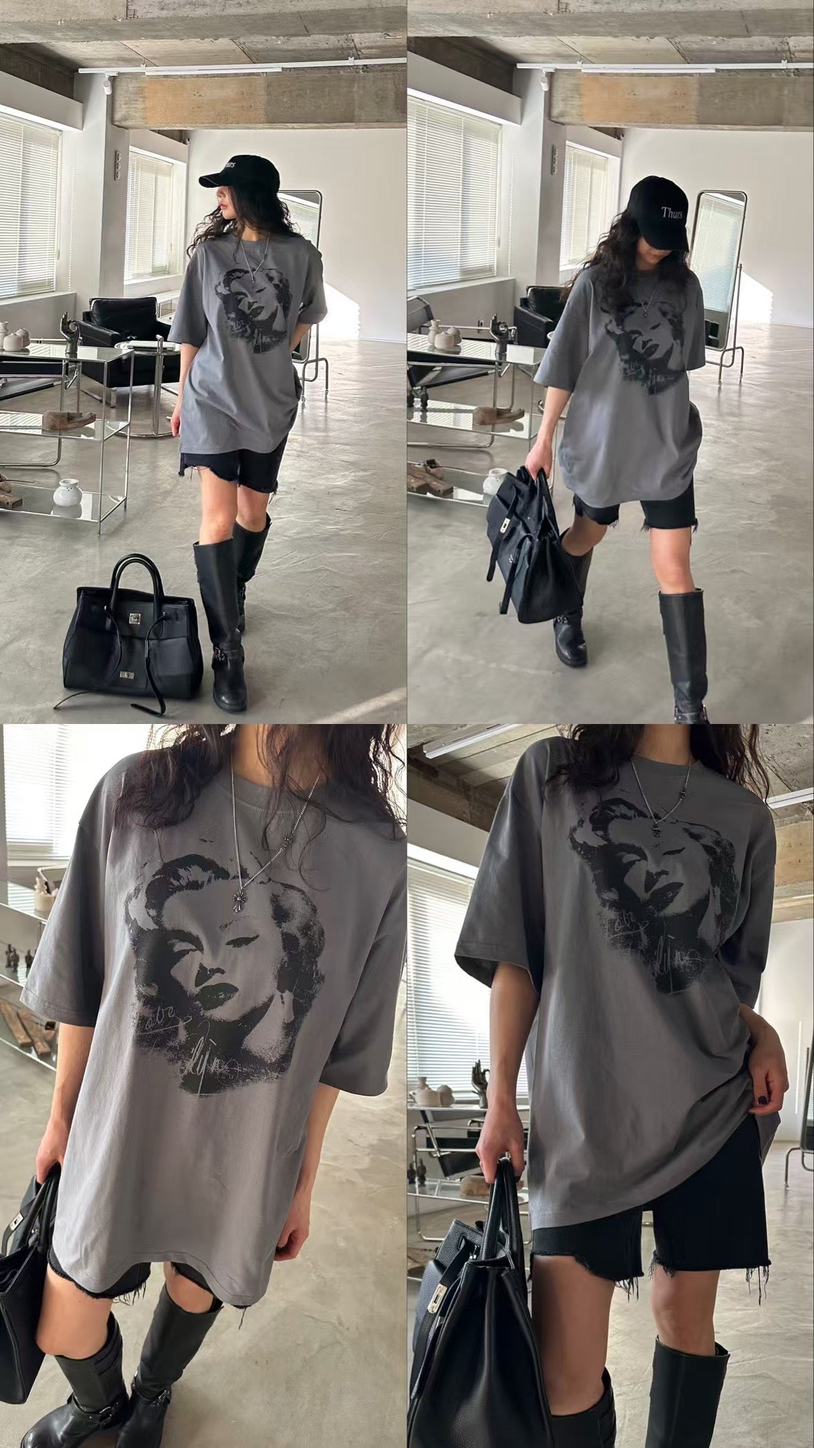 夢露長Tee