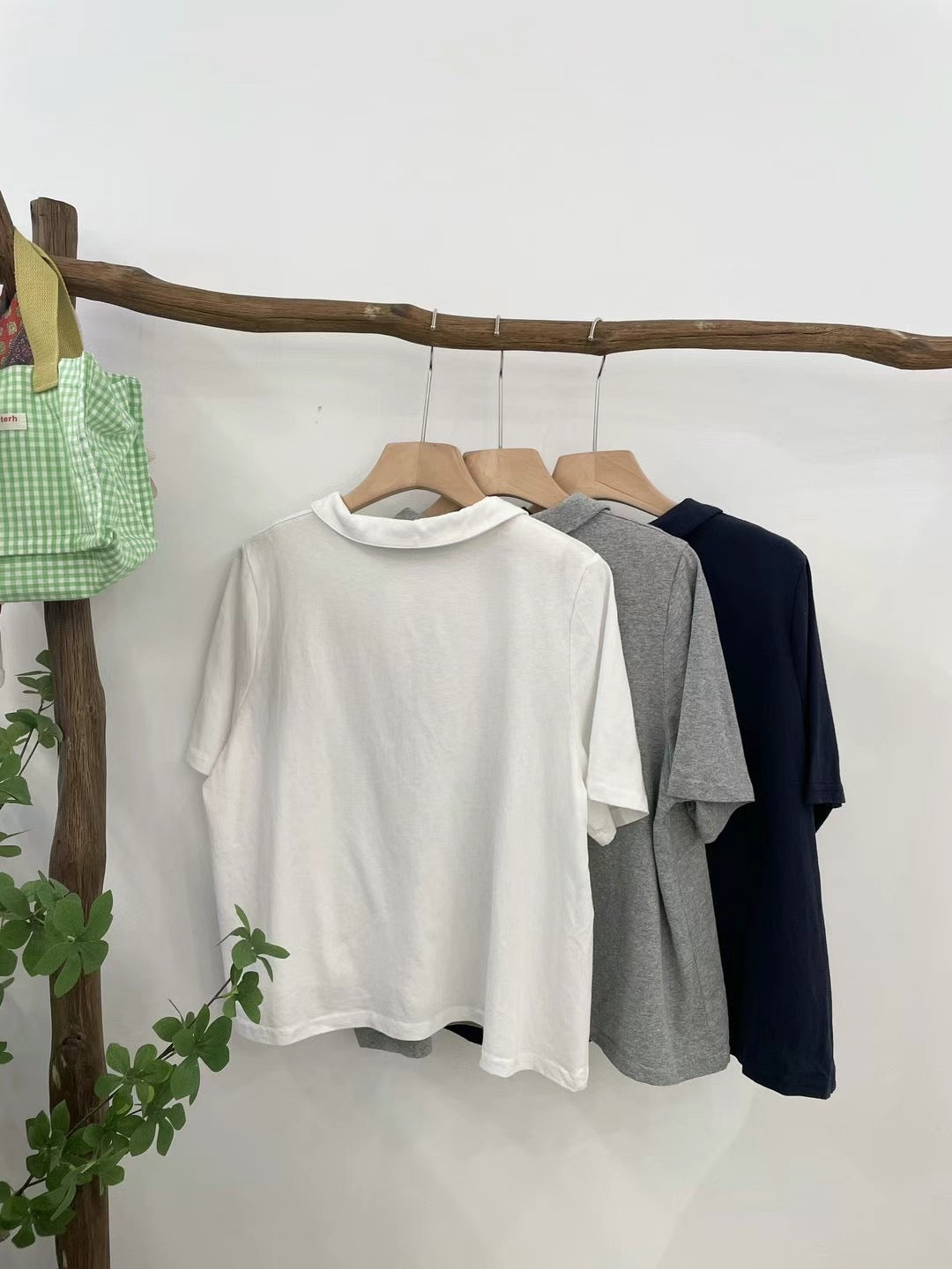 Round Neck Polo Shirt