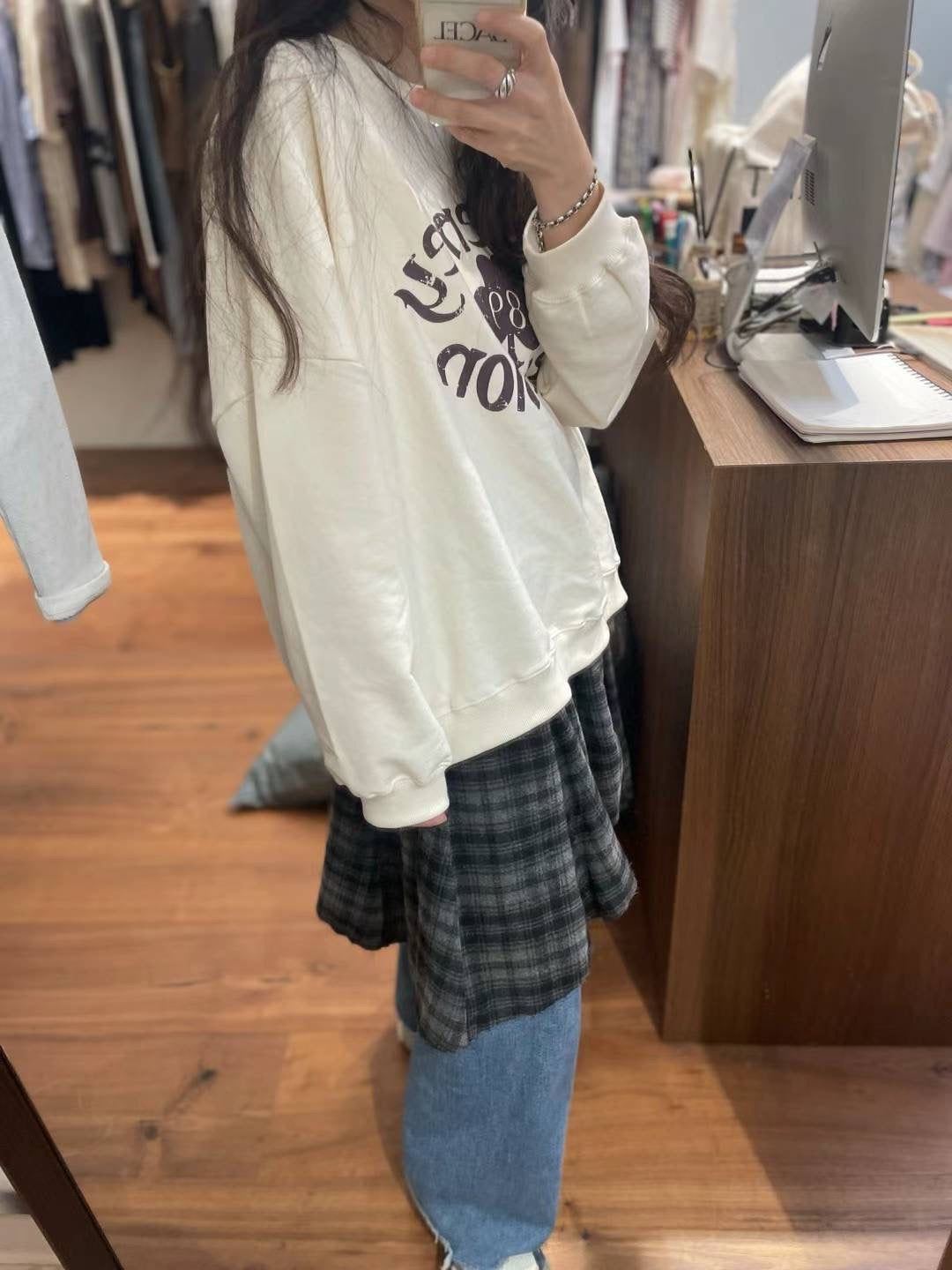 不規則邊格仔裙