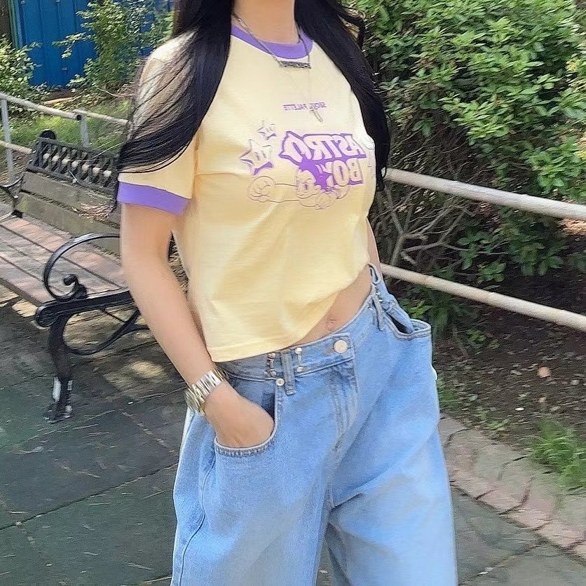 小飛俠拼色Tee