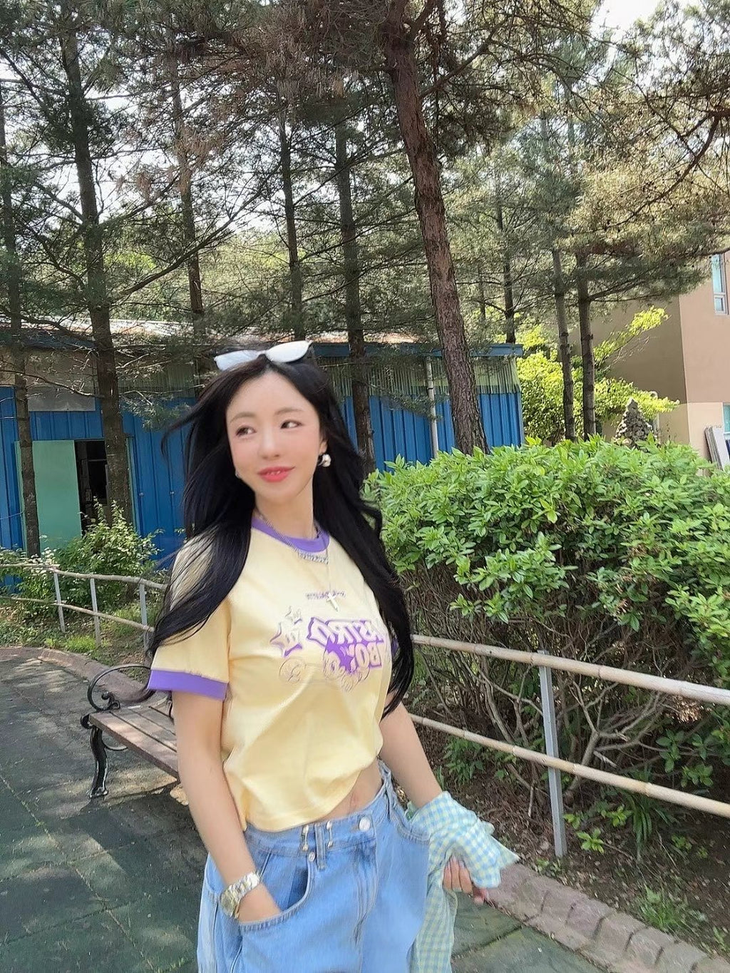 Peter Pan Color Block Tee