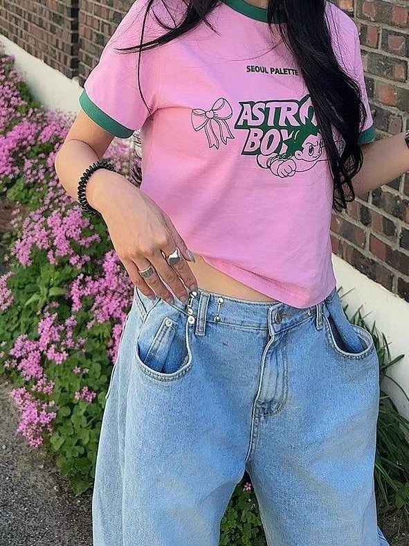 Peter Pan Color Block Tee