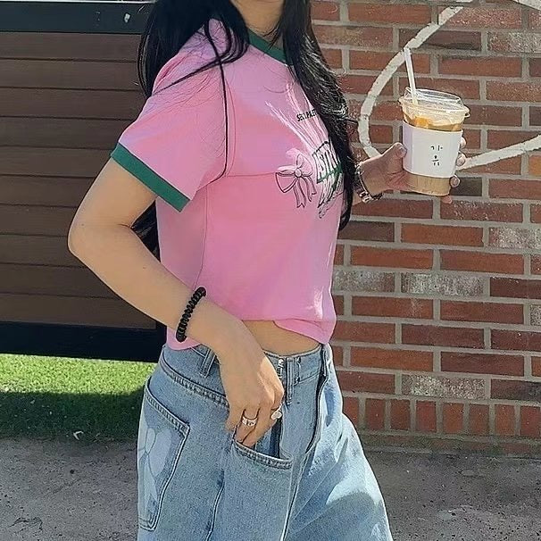 Peter Pan Color Block Tee