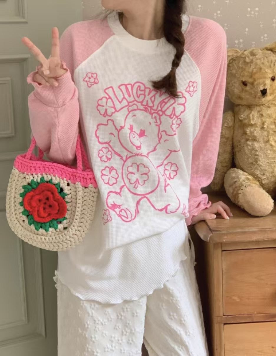 “Lucky” Care Bears牛角膊Tee