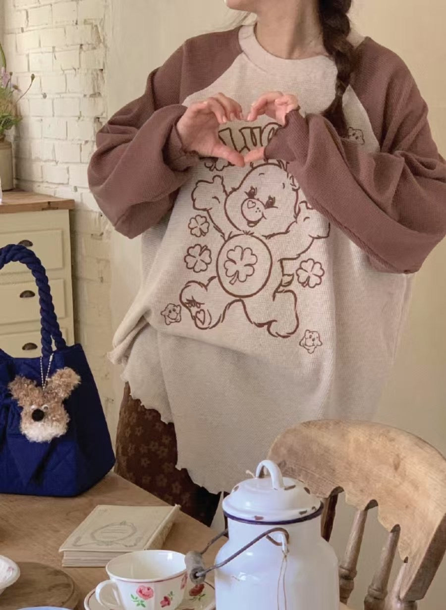 “Lucky” Care Bears牛角膊Tee