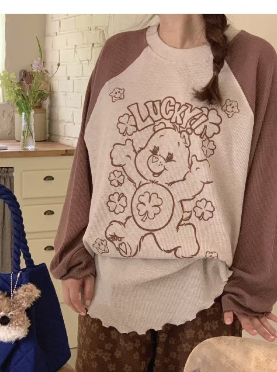 “Lucky” Care Bears牛角膊Tee
