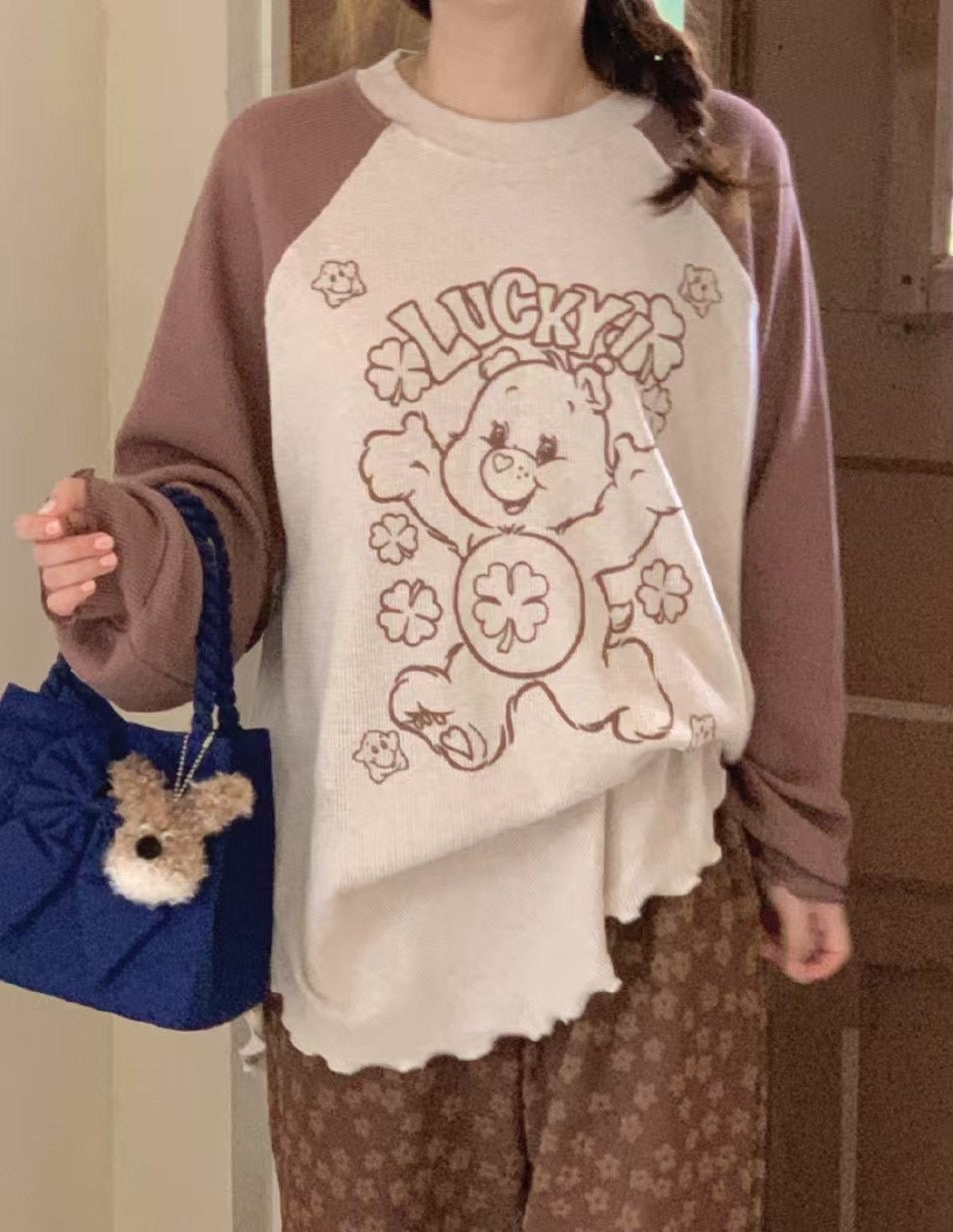 “Lucky” Care Bears牛角膊Tee