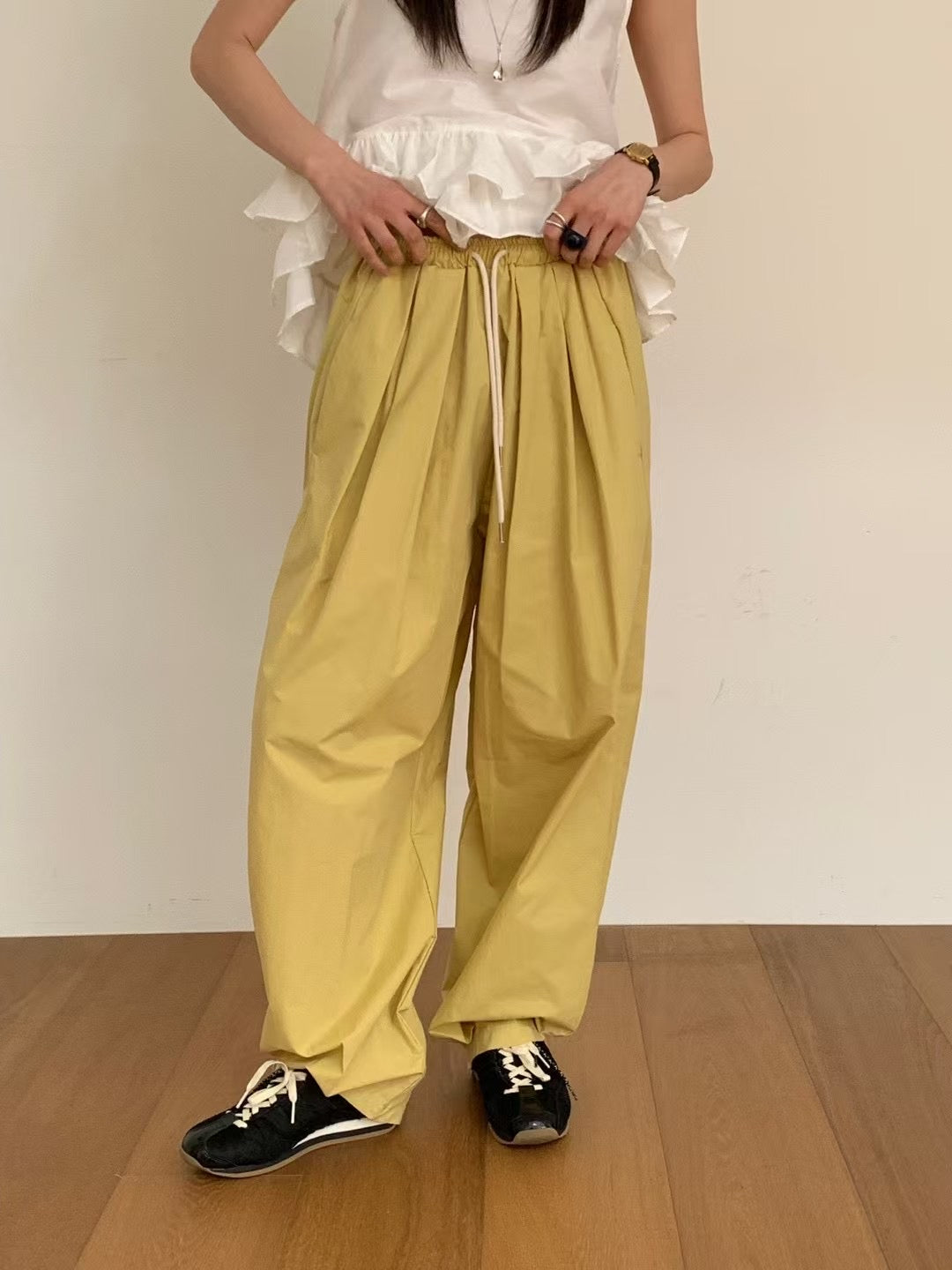 蘿蔔型布褲