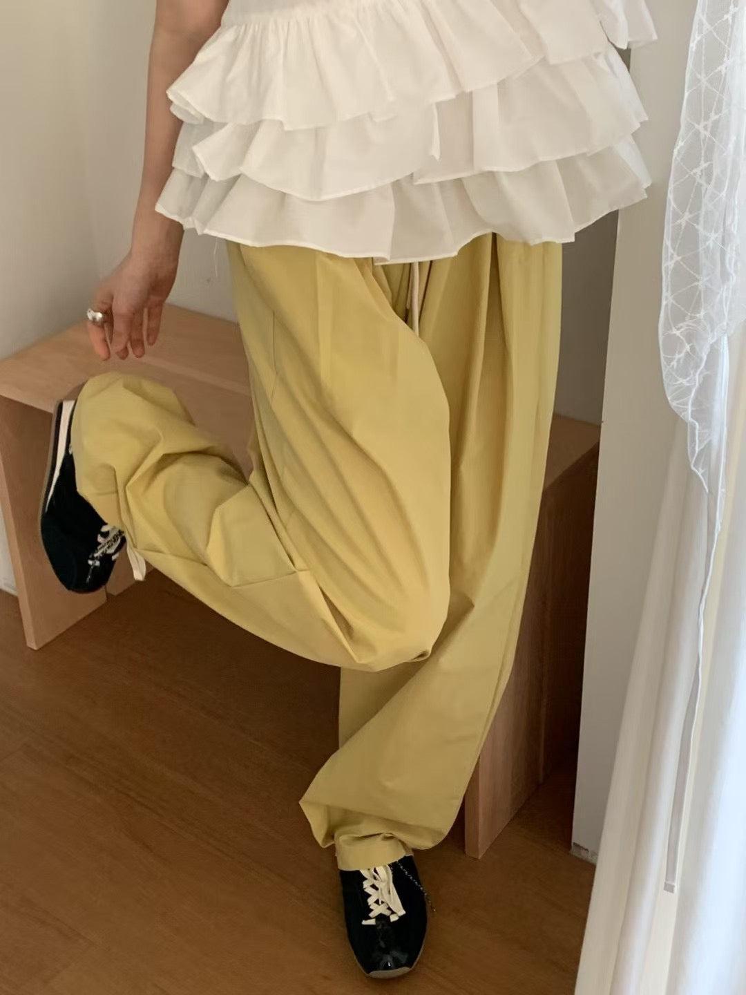 蘿蔔型布褲