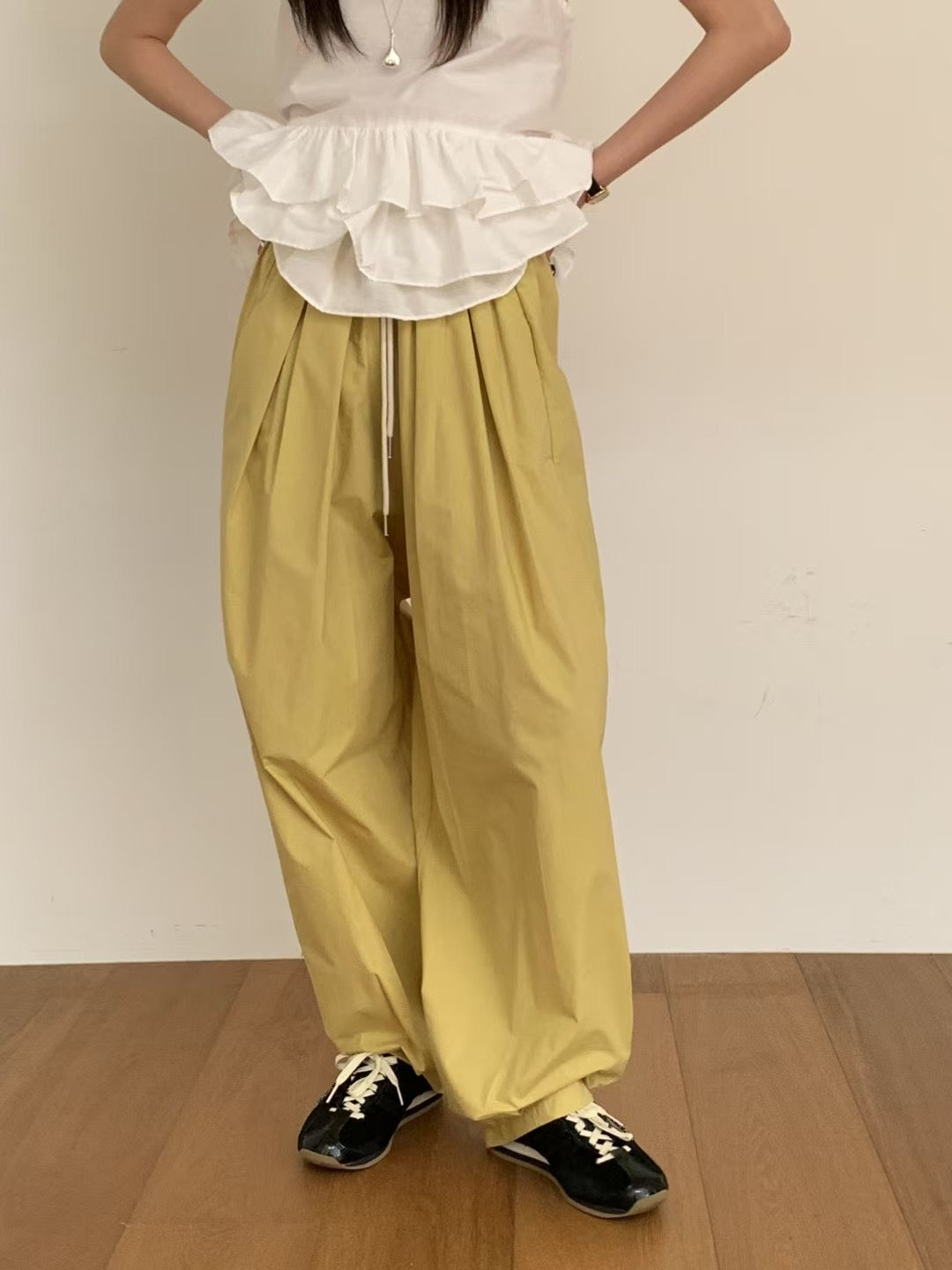 蘿蔔型布褲