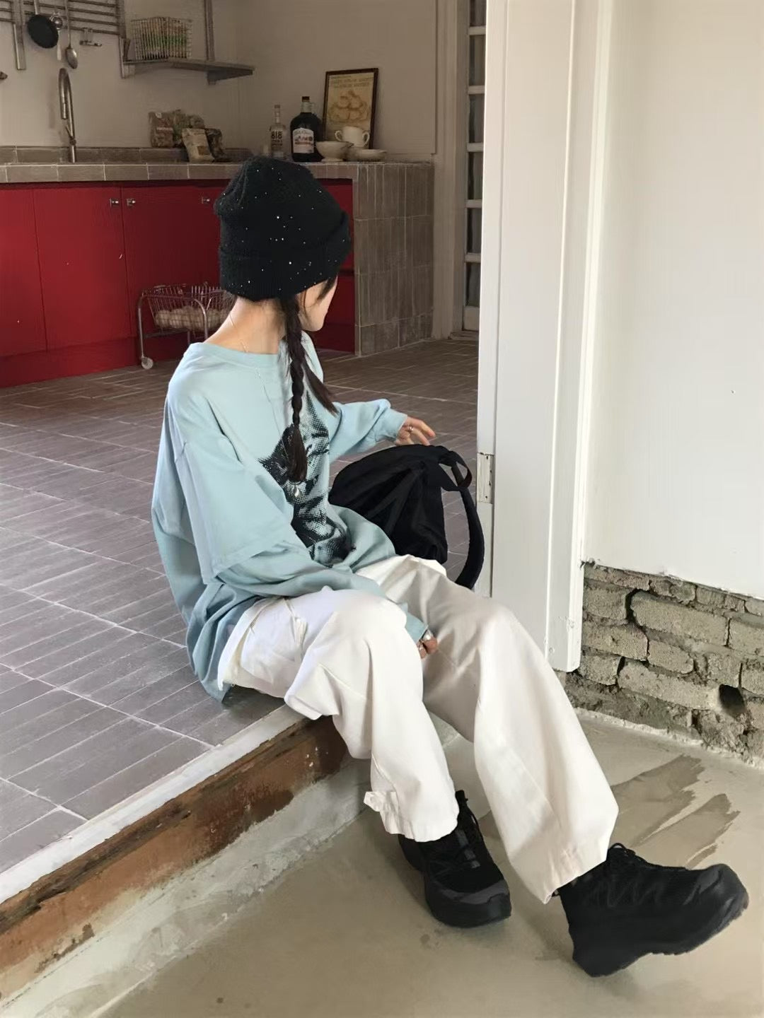貓貓雙袖Tee