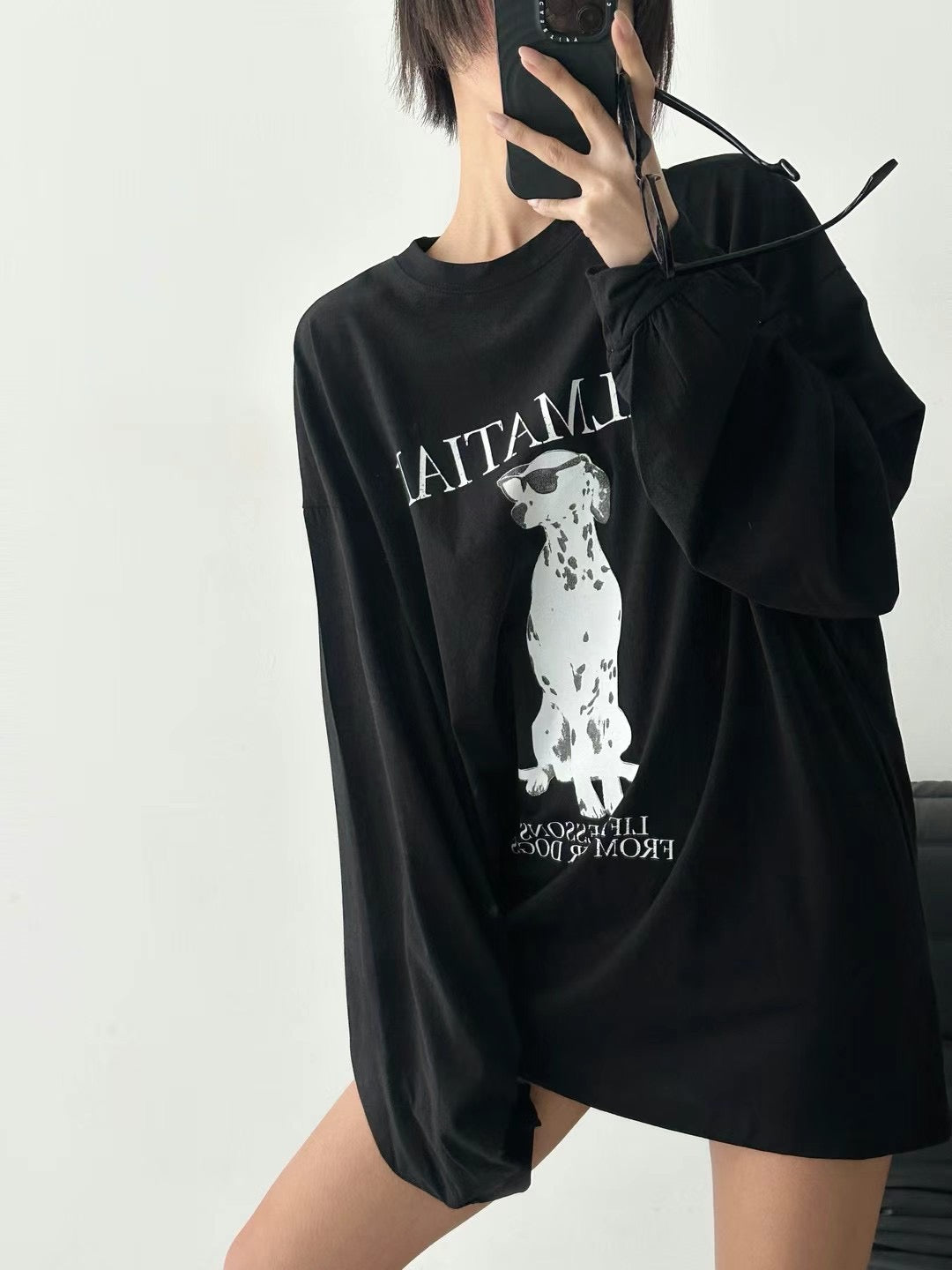斑點狗長Tee