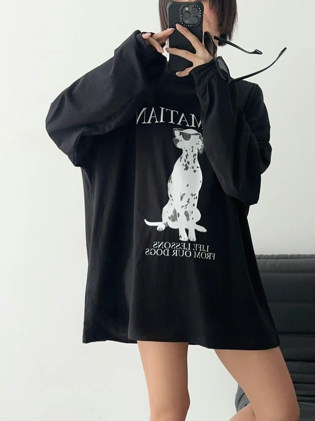 斑點狗長Tee