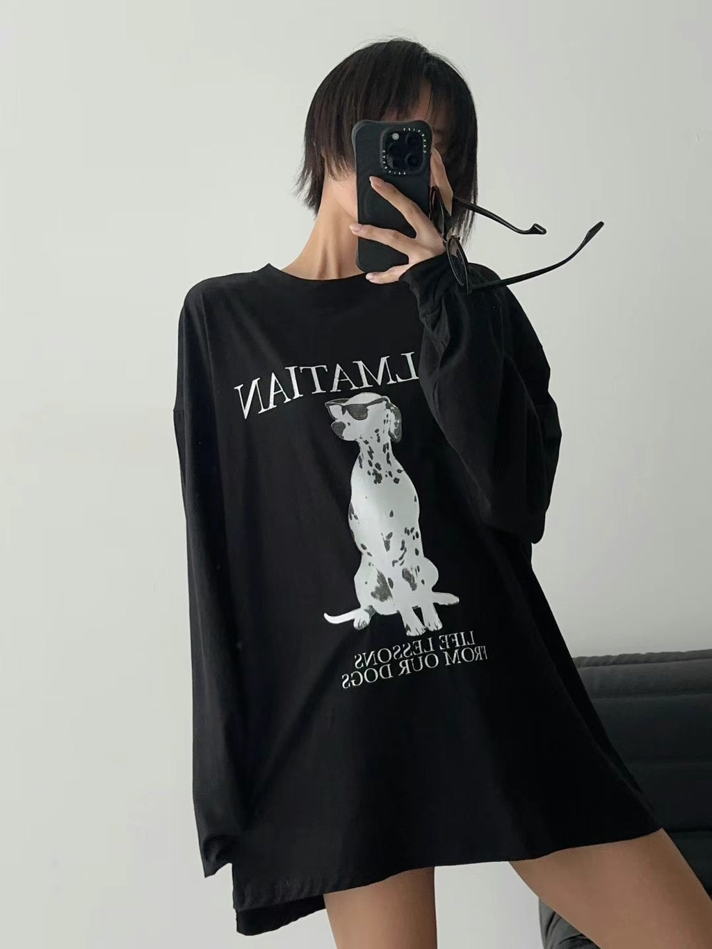 斑點狗長Tee