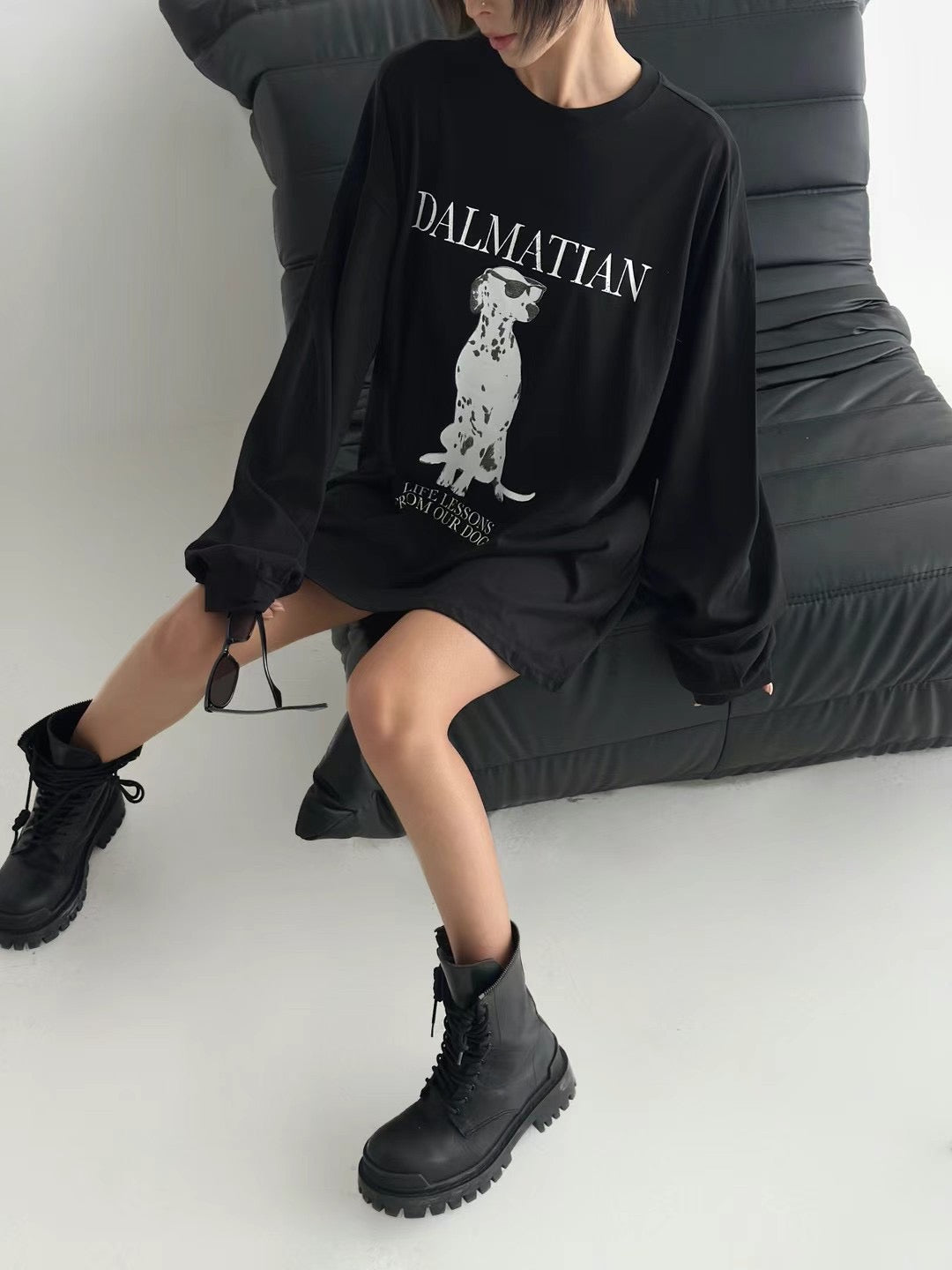 斑點狗長Tee