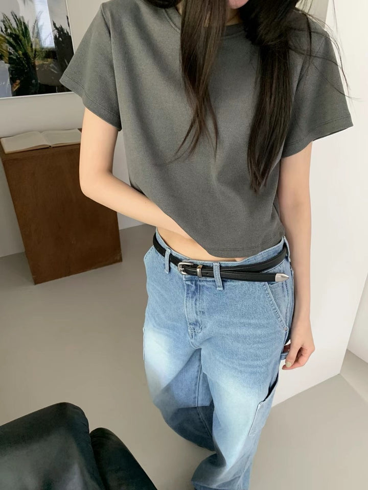 Fit short Tee