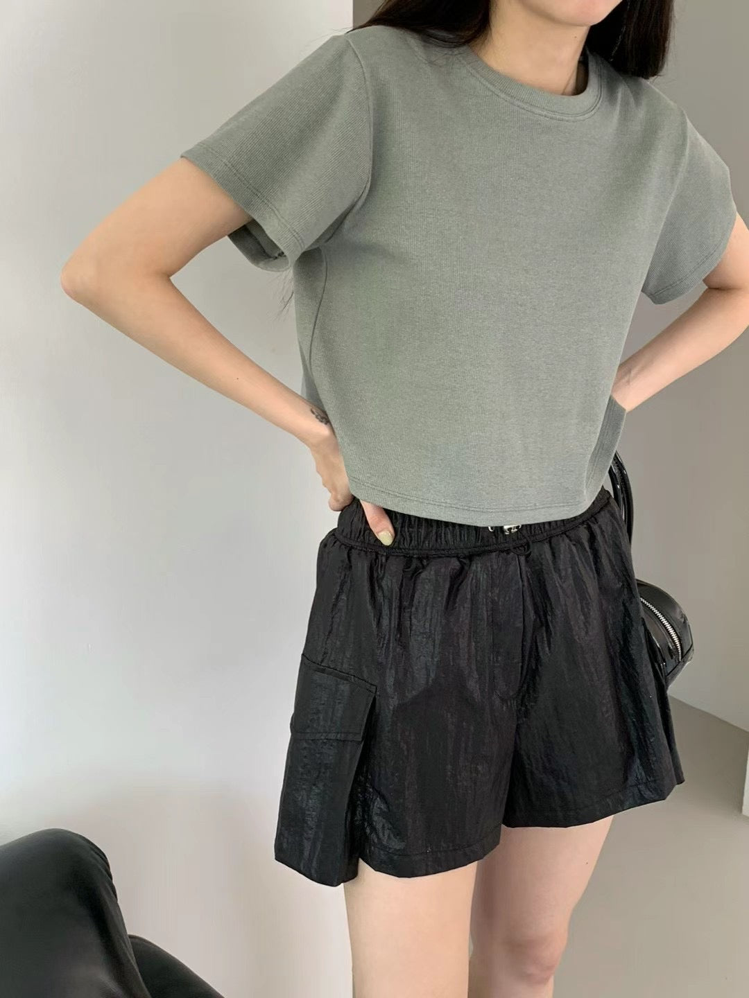 Fit short Tee