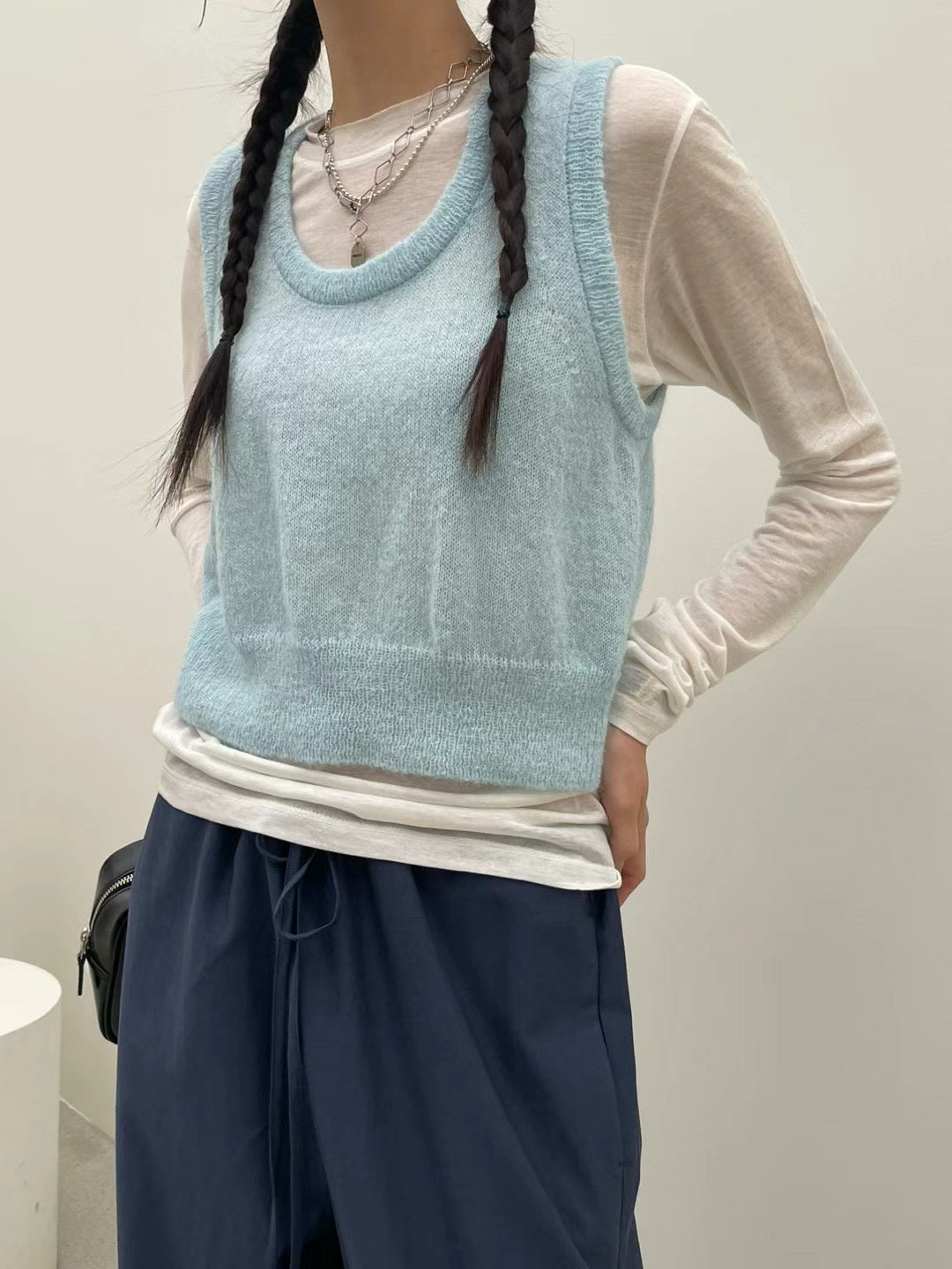 Mohair 背心