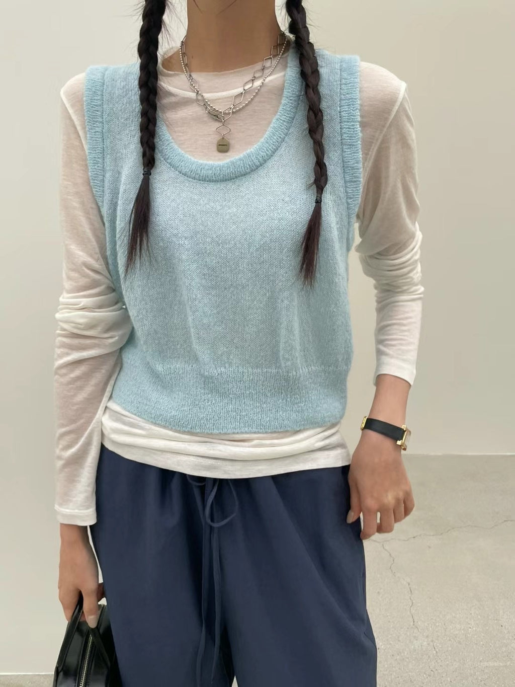 Mohair 背心