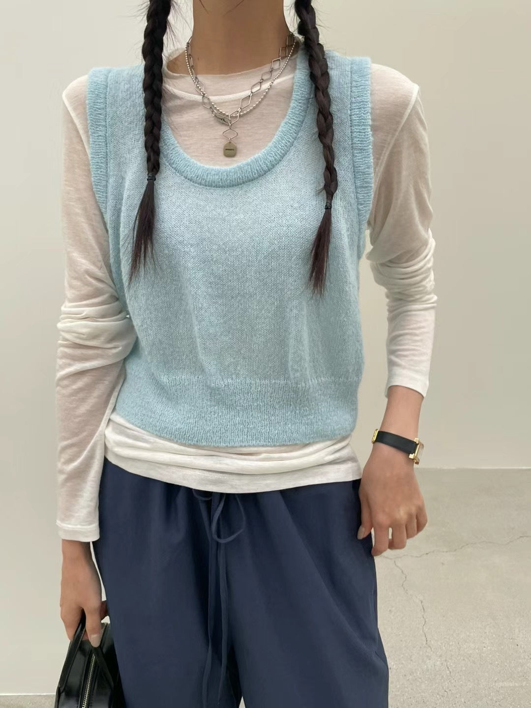 Mohair 背心