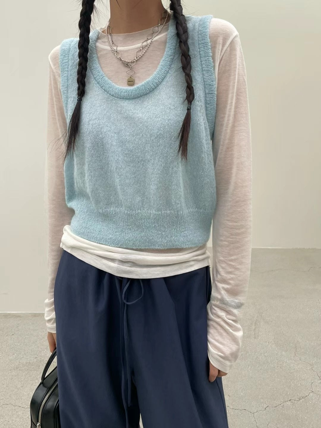 Mohair 背心